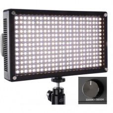 LED-7100T פנס למצלמה 312 לדים גוון תאורה משתנה מבית Genaray