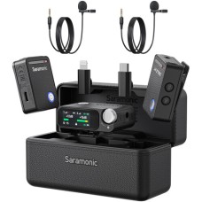 Saramonic Ultra – מערכת אלחוטית מקצועית עם שני מיקרופוני דש למצלמות וסמארטפונים מבית Saramonic 
