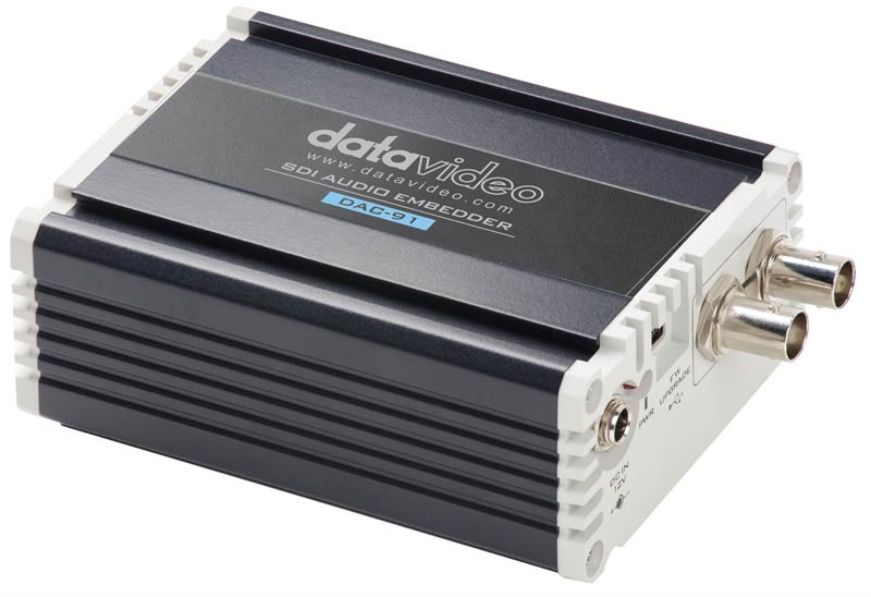 DAC-91 3G/HD/SD-SDI 2-Channel Analog Audio Embedder