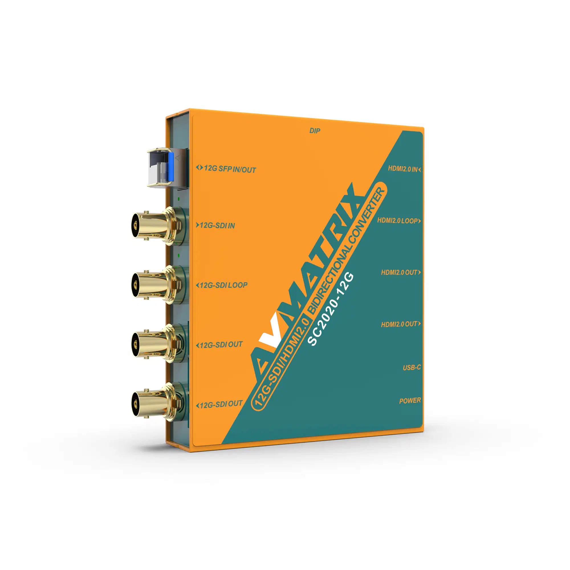 ממיר ומפצל דו כיווני AVMATRIX SC2020-4K 12G-SDI/HDMI2.0